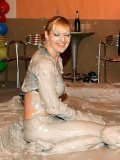 Playful Barbara Summer Believes That Group Wrestling In The Mud Is Such A Fun