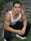 20 Year Old Handsome Muscled Guy Rey Gold Poses In The Comfort Of His Home