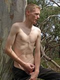 During His Hike, Skinny Ash Bfcollection Strips Naked & Exposes His Pink Little Pucker